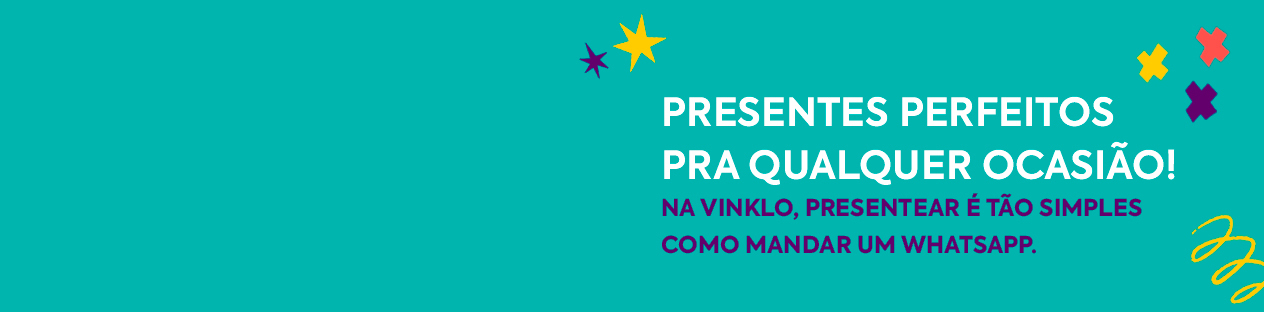 Presente de Natal: Encontre as melhores ideias de Presente de Natal na Vinklo.