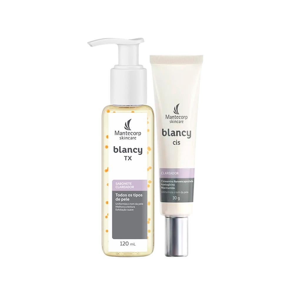 Kit Facial Mantecorp Blancy - Sabonete e Creme Clareador 30g