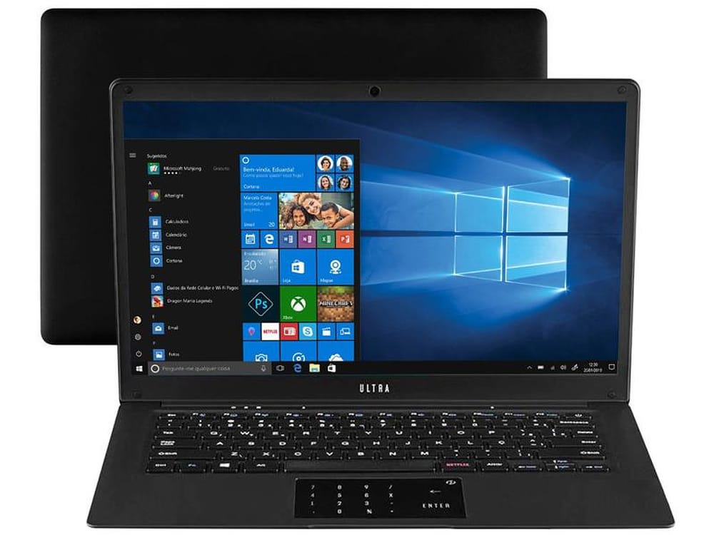 Notebook Ultra UB320 Intel Pentium - Quad-Core 4GB 120GB SSD 14,1” HD LCD UB320