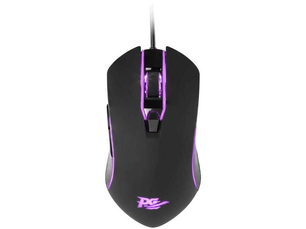 Mouse Gamer RGB Philco Óptico 2400DPI 6 Botões PMS31 Preto Original