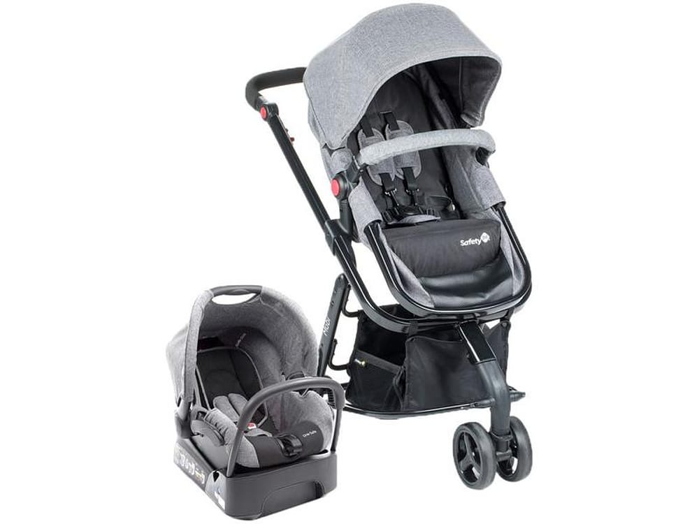 Carrinho de Bebê com Bebê Conforto e Moisés Safety 1st Travel System Mobi 0 a 15kg