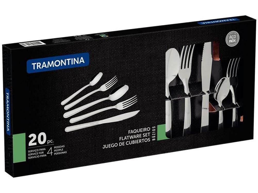 Faqueiro Tramontina Inox 20 Peças - Búzios