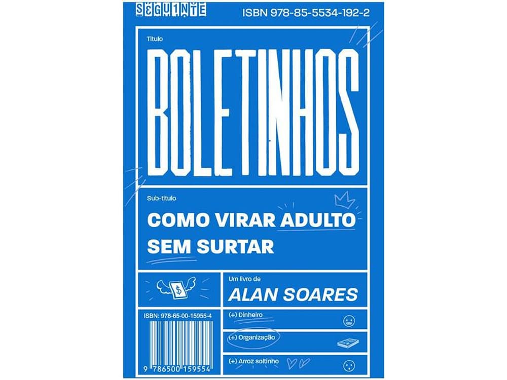 Livro Boletinhos Como Virar Adulto sem Surtar Alan Soares