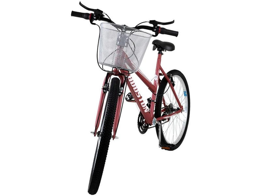 Bicicleta Aro 26 Houston Foxer Maori Aço Carbono - Freio V-Brake 21 Marchas