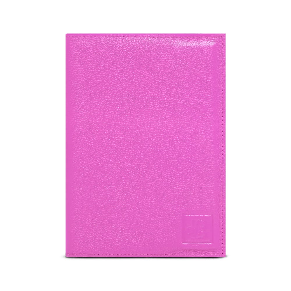 Caderno de Couro Rosa