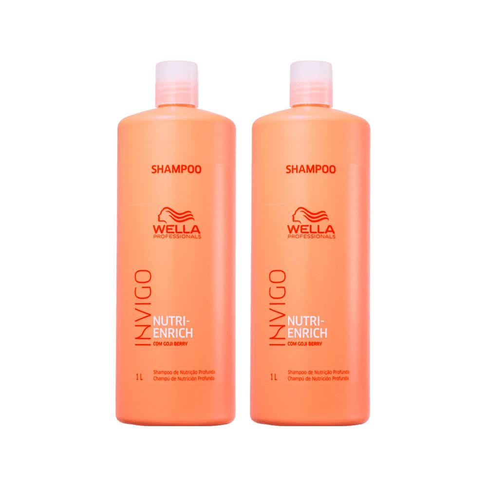 Kit Wella Professionals Invigo Nutri Enrich Shampoo 1000ml - 2 Unidades