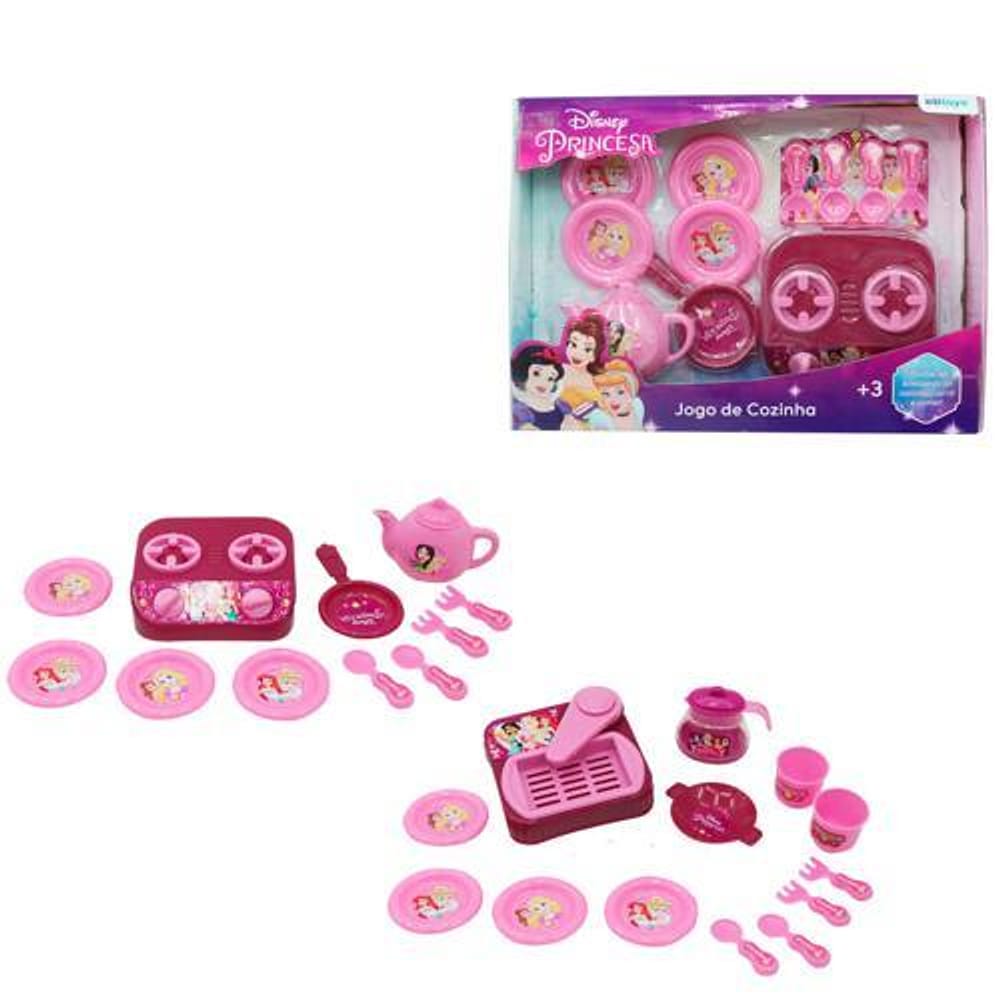 Jogo Cozinha Princesas 11pcs - Etitoys