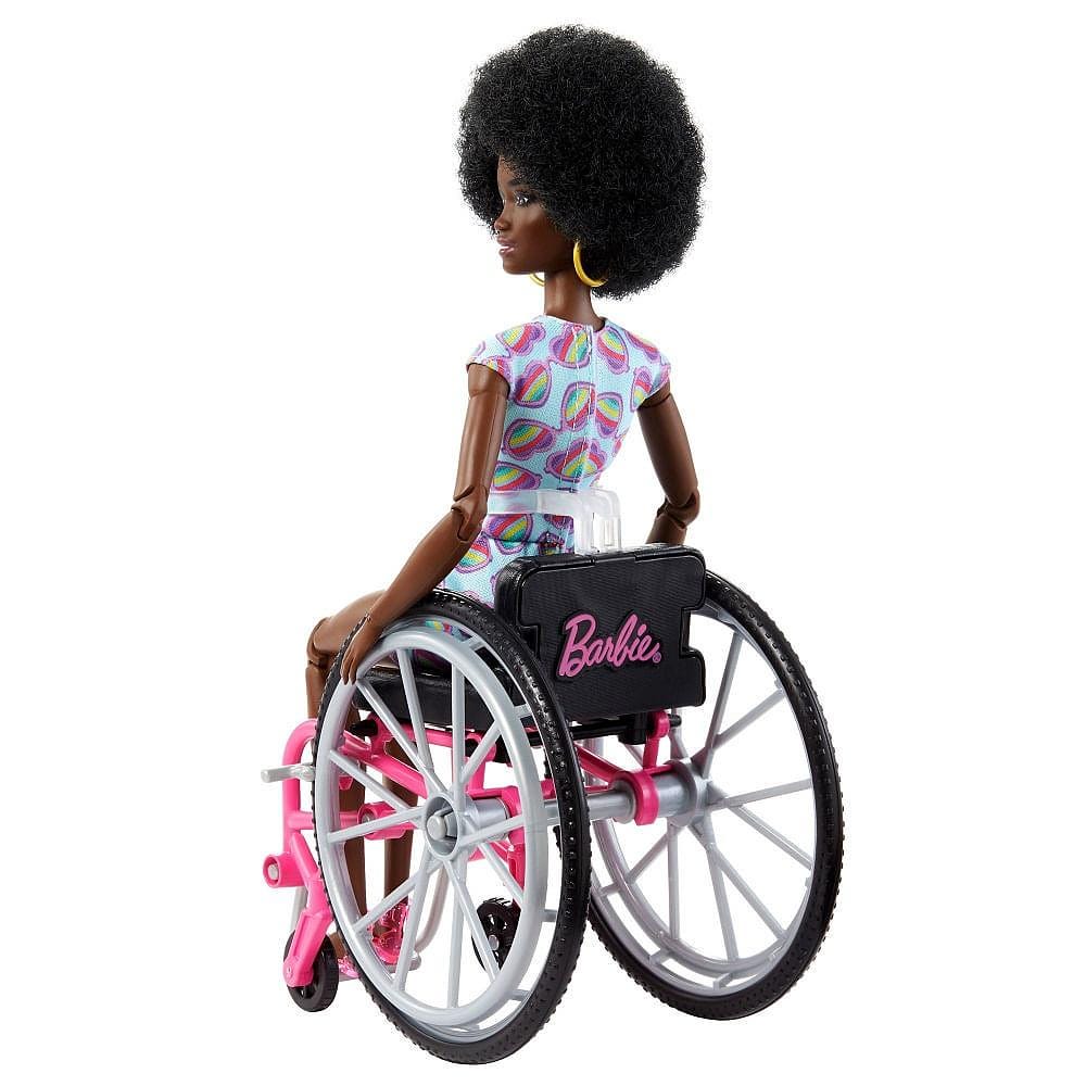 Barbie Fashionista Cadeira de Rodas Negra - Mattel