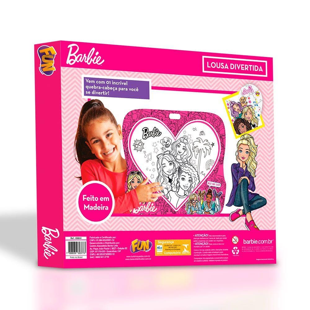 Lousa Divertida Barbie - Fun Divirta-se