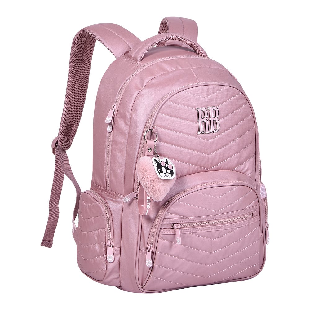 Mochila Escolar RB Rebecca Bonbon Rosa - Clio