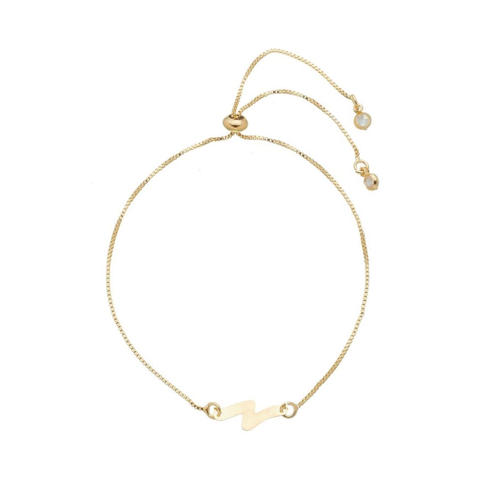 PULSEIRA MINI RAIOS LP FOLHEADA A OURO 18K