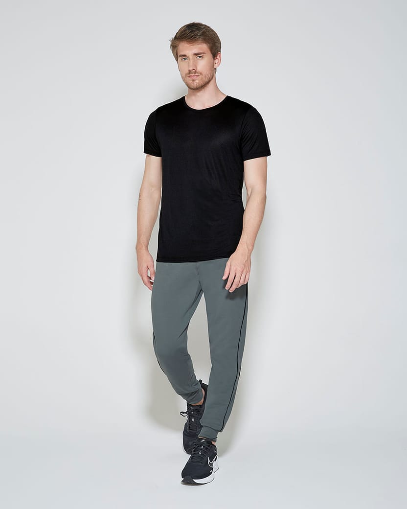 Calça Jogger Masculina Em Moletom Stretch - ENFIM