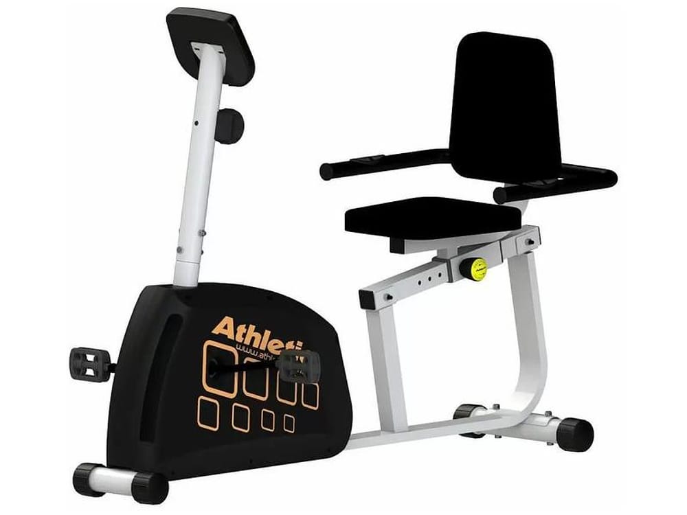 Bicicleta Ergométrica Horizontal Athletic CLBH10 Magnética 150kg