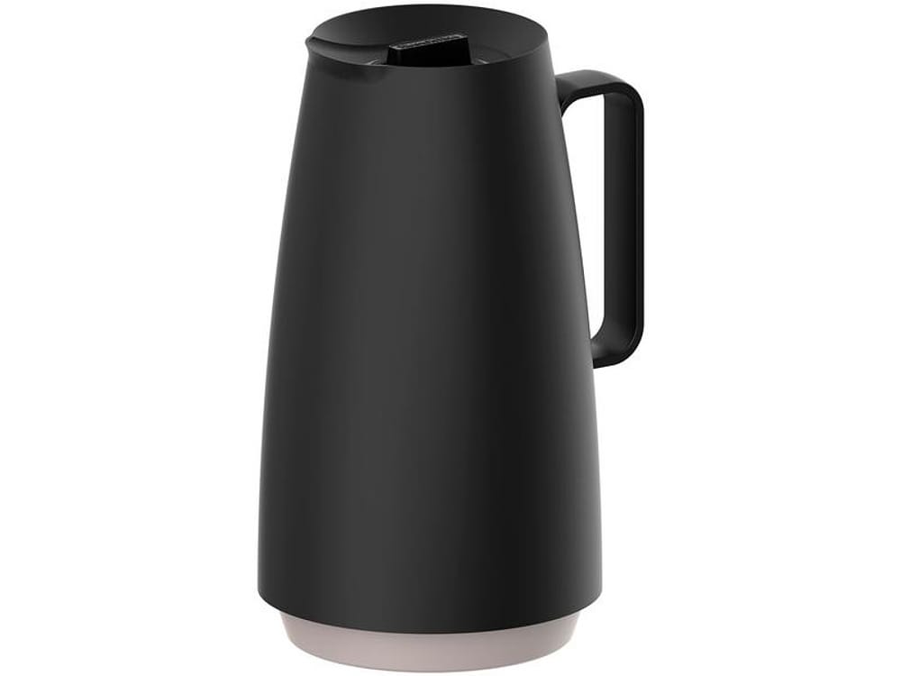 Bule de Chá e Café de Plástico Preto 500ml Tramontina Exata