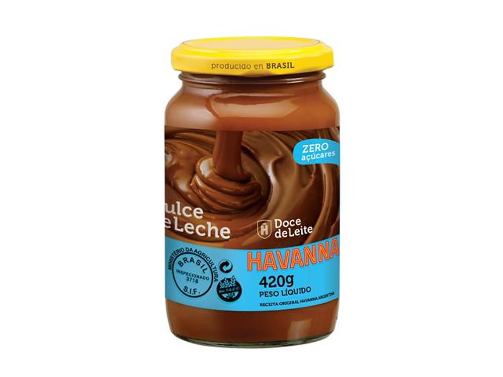 Pote Doce de Leite Havanna Zero 420g