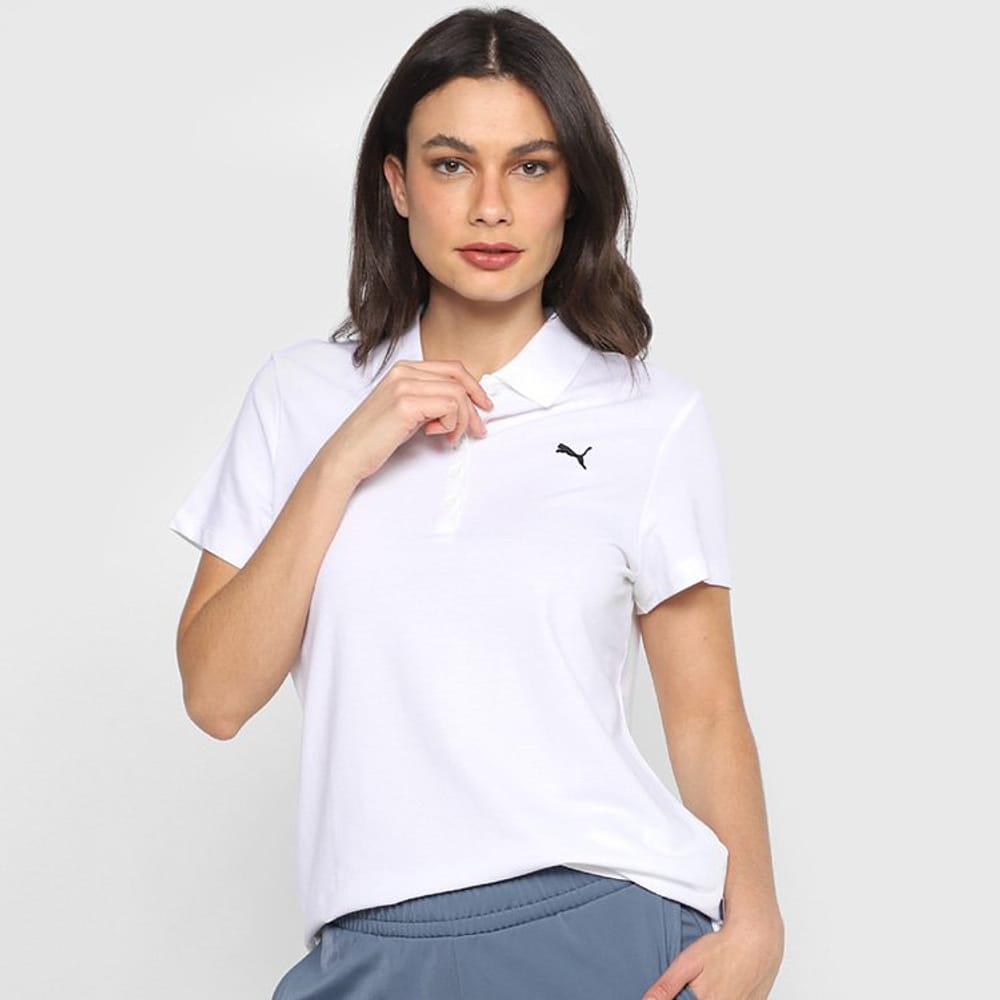 Camisa Polo Puma Essentials Feminina