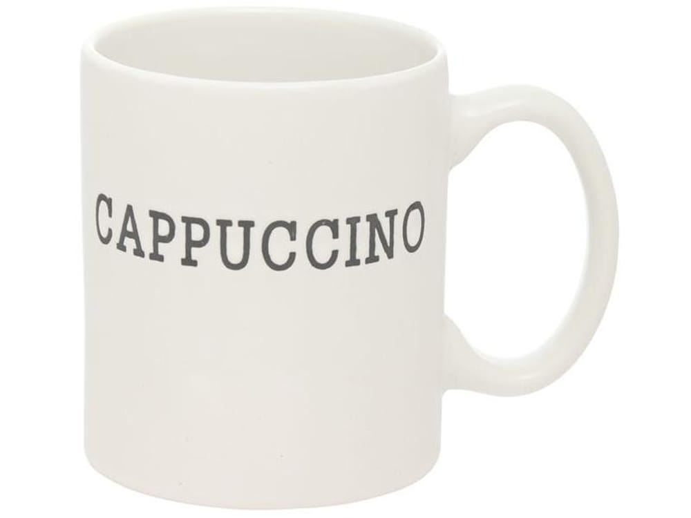 Caneca Chá e Café de Cerâmica Branca 320ml Hauskraft Cremona CANC196