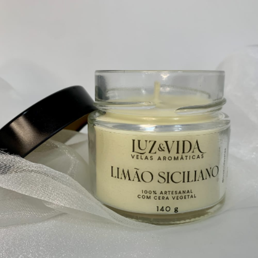 Vela Aromática Limão Siciliano - Linha Clássica 140 g