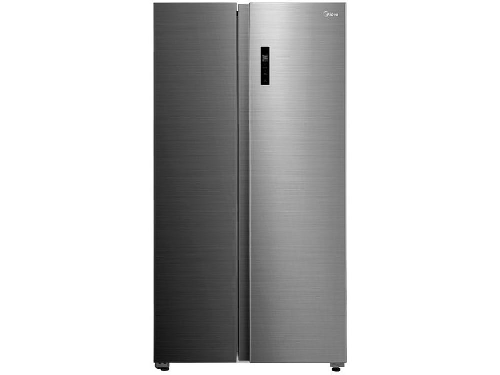 Geladeira/Refrigerador Midea Smart Degelo Automático Side by Side Cinza 511L MDRS710FGD46