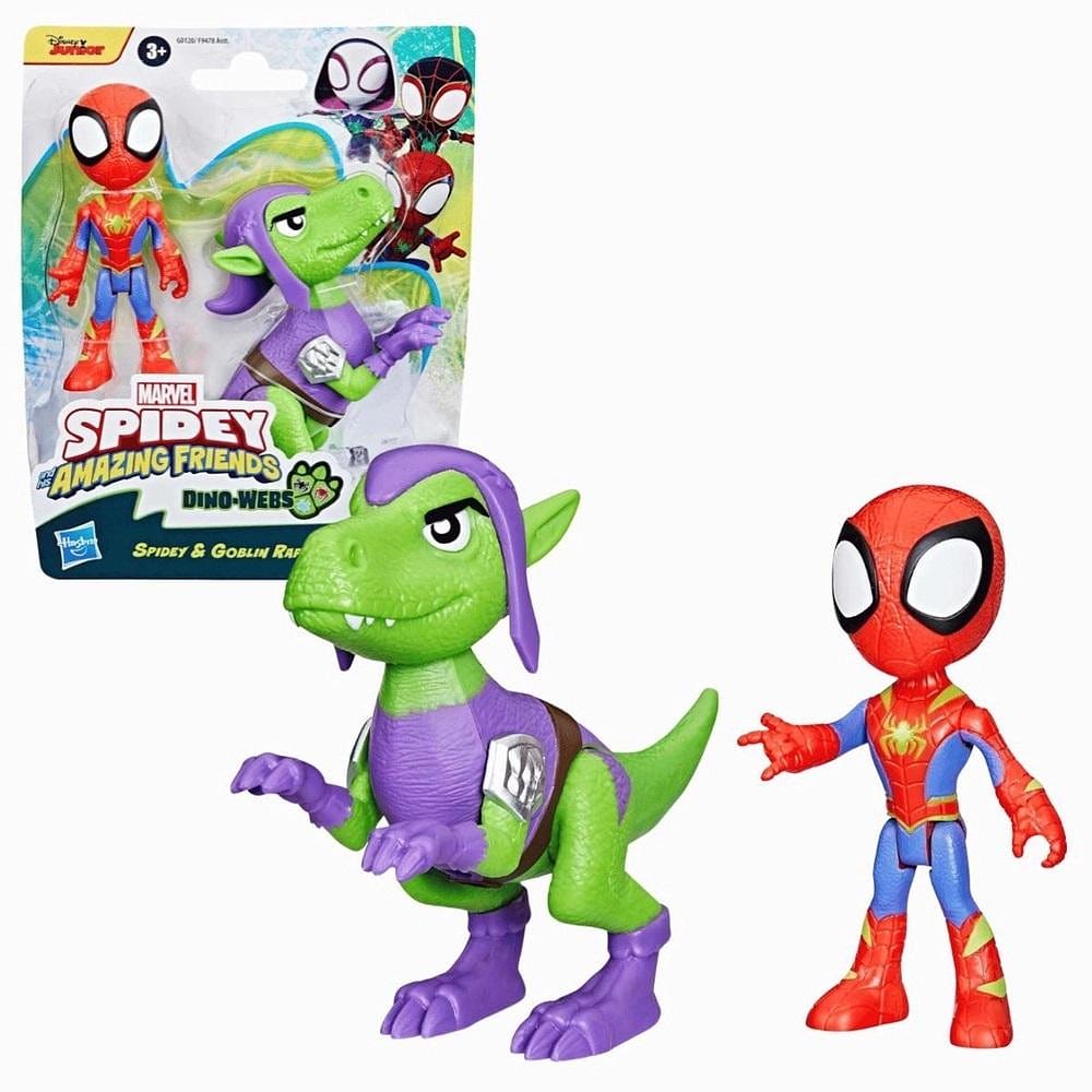 Figuras Spidey e Goblin Spidey e Seus Amigos G0120 - Hasbro