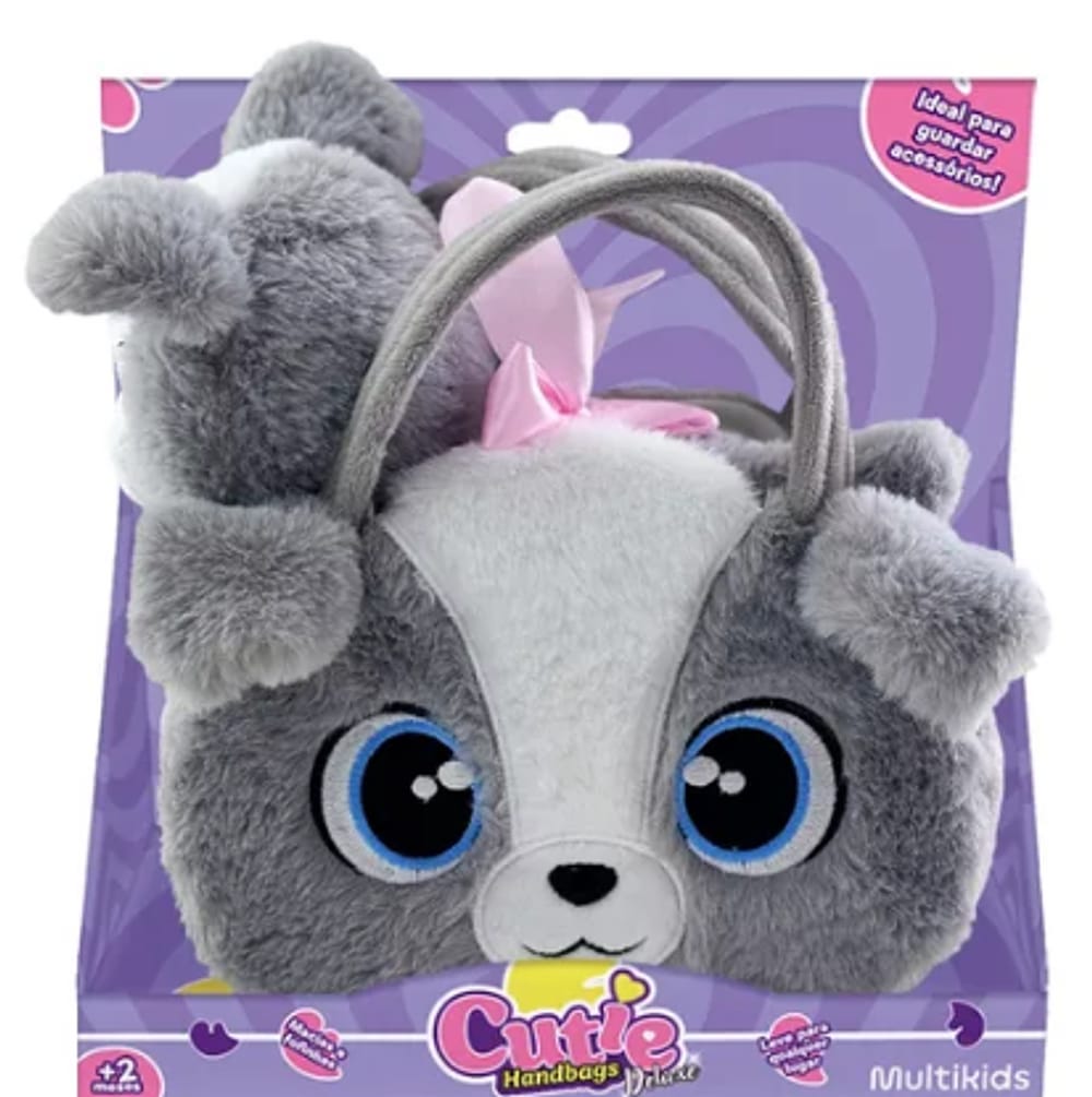 Cutie Handbag Cachorro Deluxe Bolsa e Pelúcia - Multikids