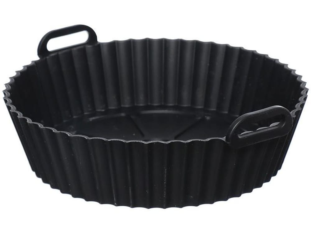 Forma para Air Fryer de Silicone Antiaderente com Alças 20cm Hauskraft